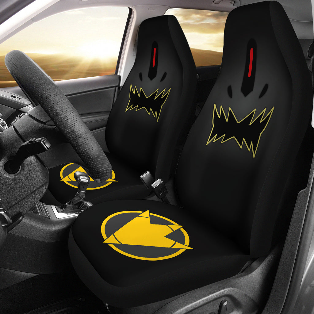 Black Dino Thunder Power Rangers Car Seat Covers