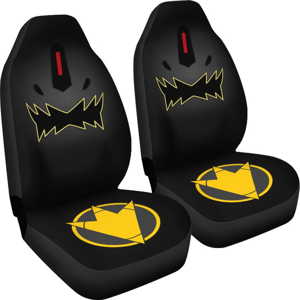 Black Dino Thunder Power Rangers Car Seat Covers