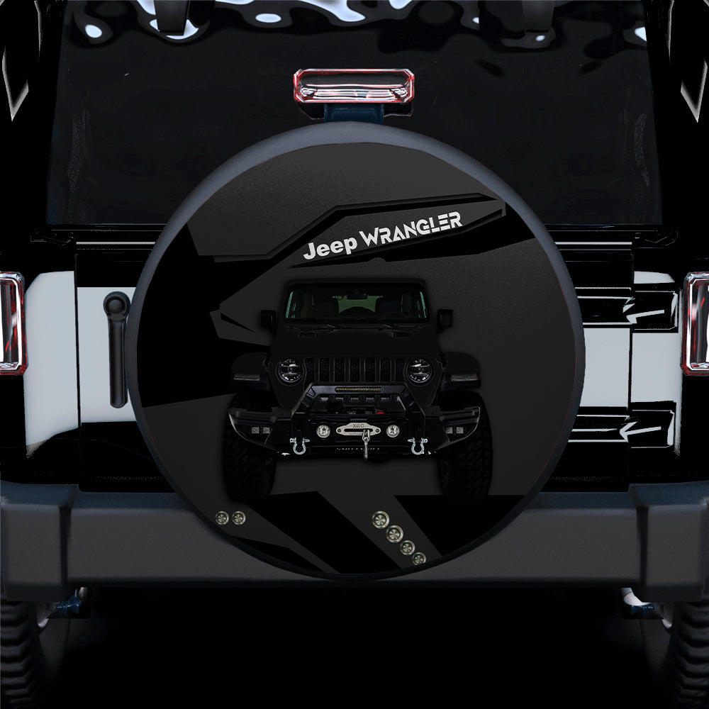 Black Jeep Car Spare Tire Cover