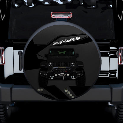 Black Jeep Car Spare Tire Cover