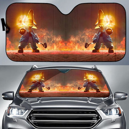 Black Mage Final Fantasy Auto Sun Shade Nh06 Universal Fit 111204