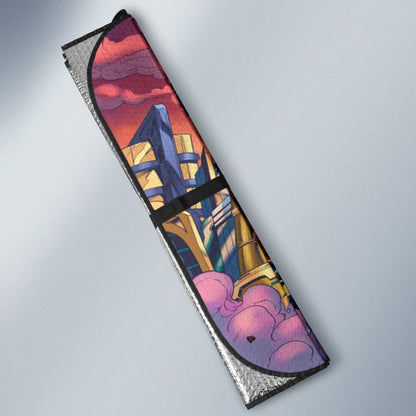 Black Panther Art Wakanda Auto Sun Shades amazing best gift ideas 2020 Universal Fit 174503