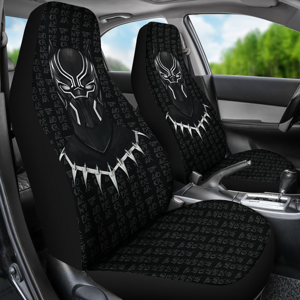 Black Panther Car Seat Covers Car Accessories Ci221103-05