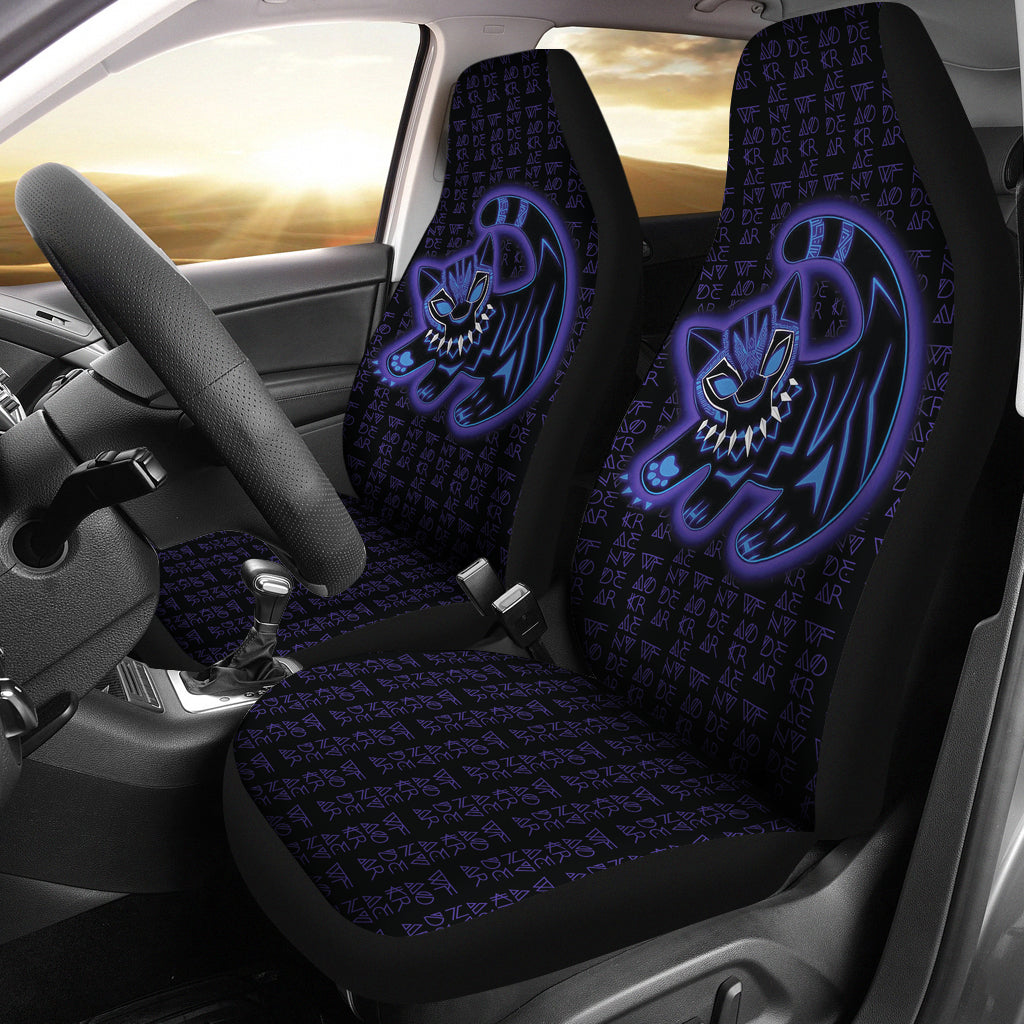 Black Panther Car Seat Covers Car Accessories Ci221103-08