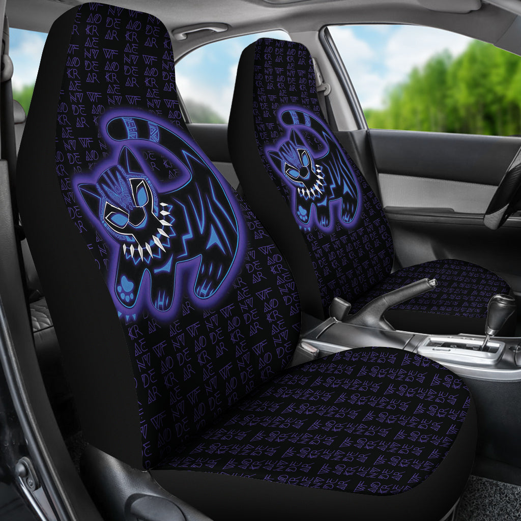 Black Panther Car Seat Covers Car Accessories Ci221103-08