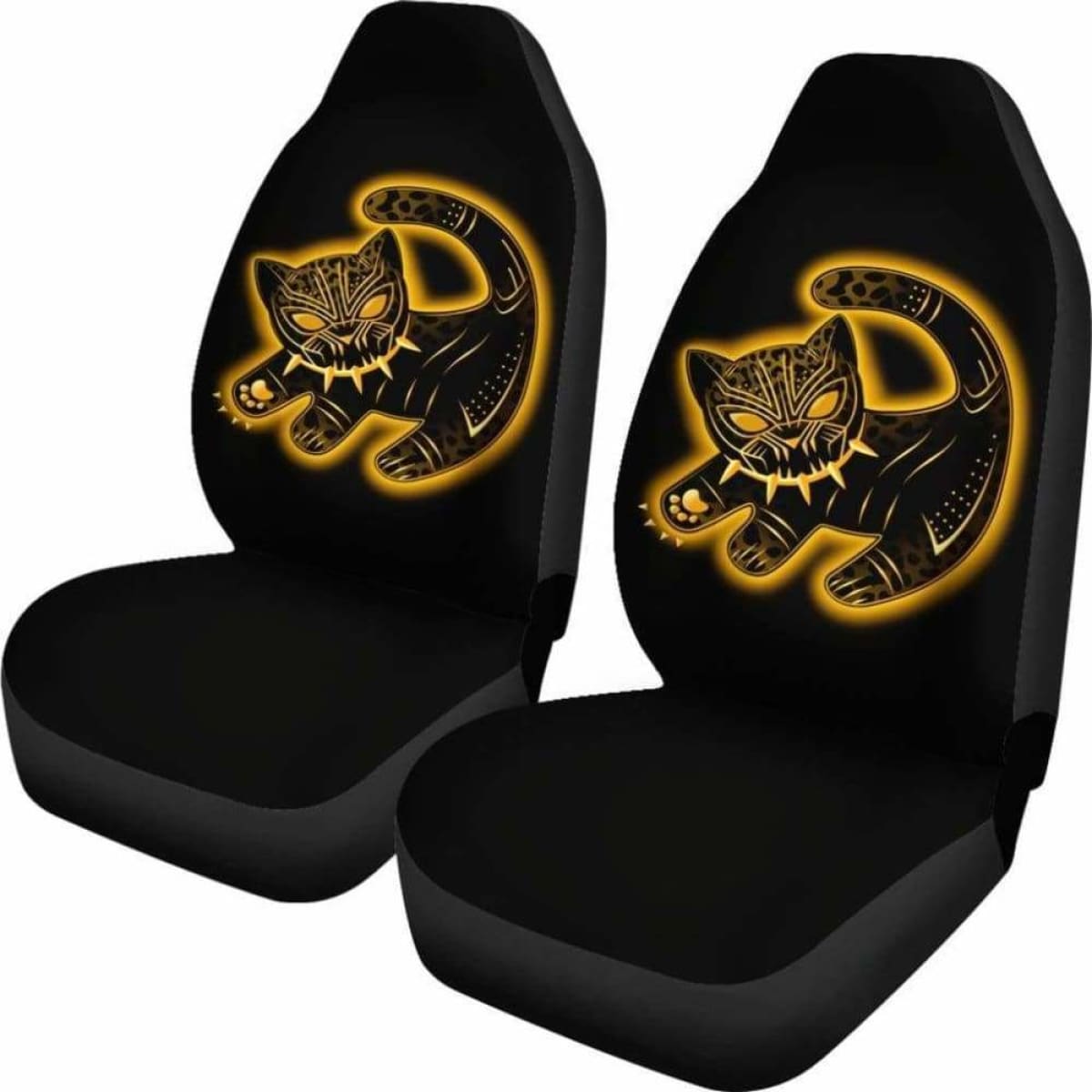 Black Panther Car Seat Covers Universal Fit 051012