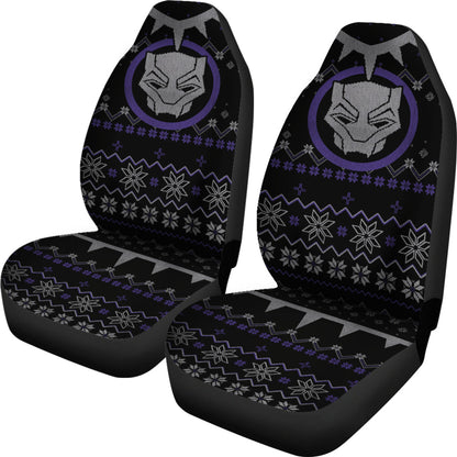 Black Panther Christmas Car Seat Covers