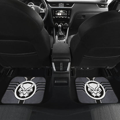 Black Panther Logo Car Floor Mats Custom For Fans Ci230111-03a