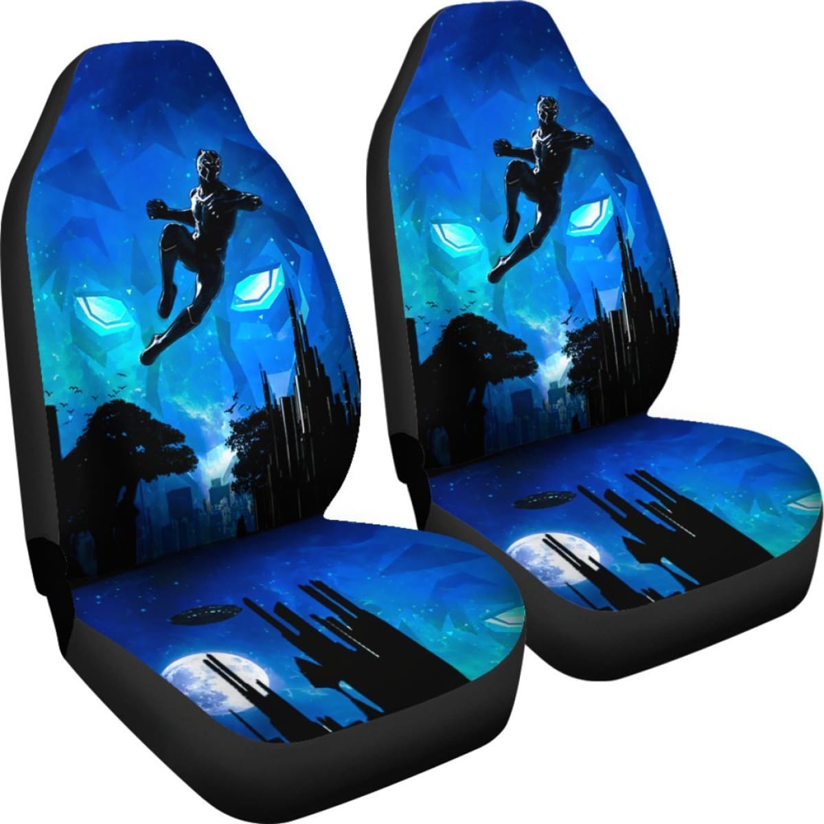 Black Panther Night Seat Covers Amazing Best Gift Ideas 2020 Universal Fit 090505