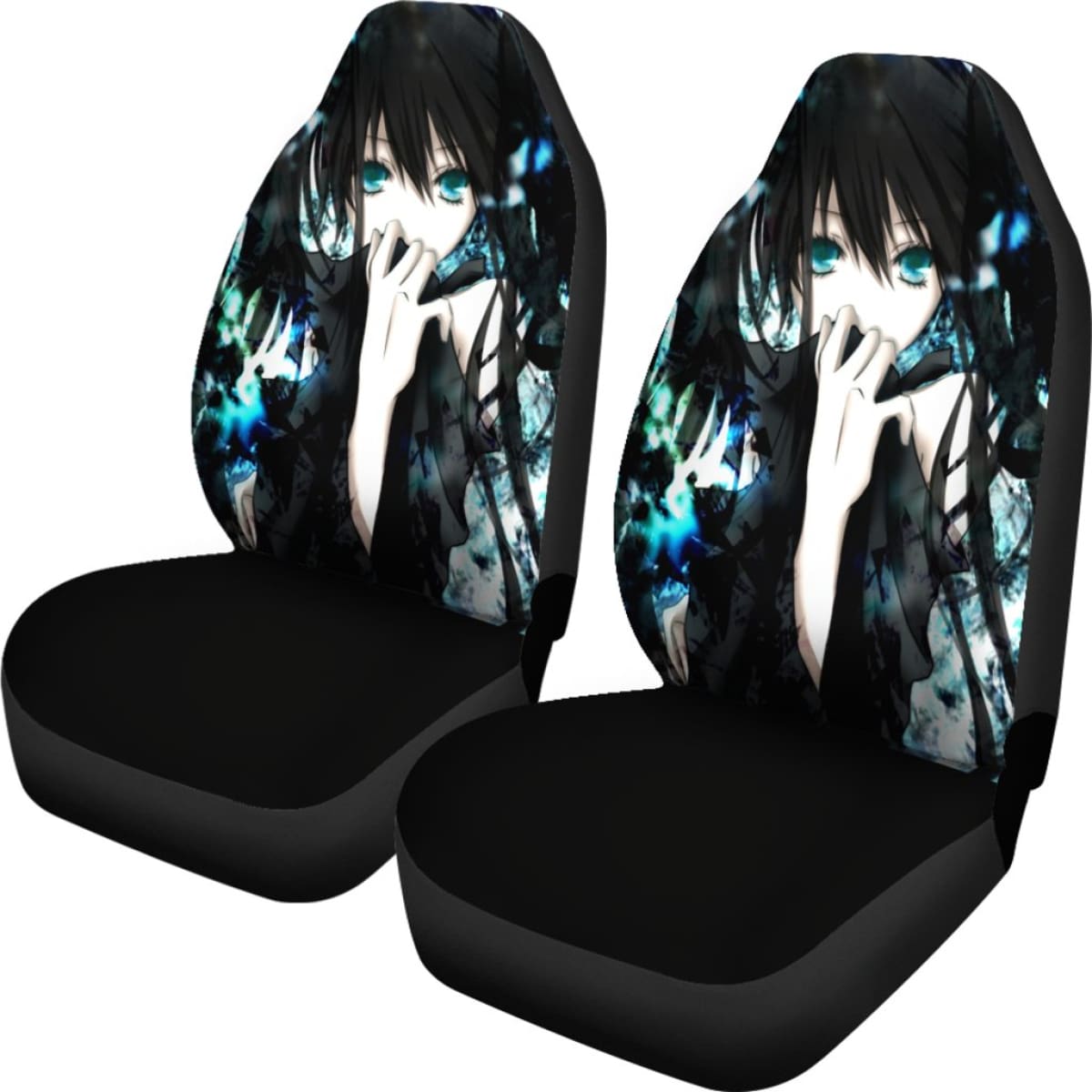 Black Rock Shooter Seat Covers Amazing Best Gift Ideas 2020 Universal Fit 090505