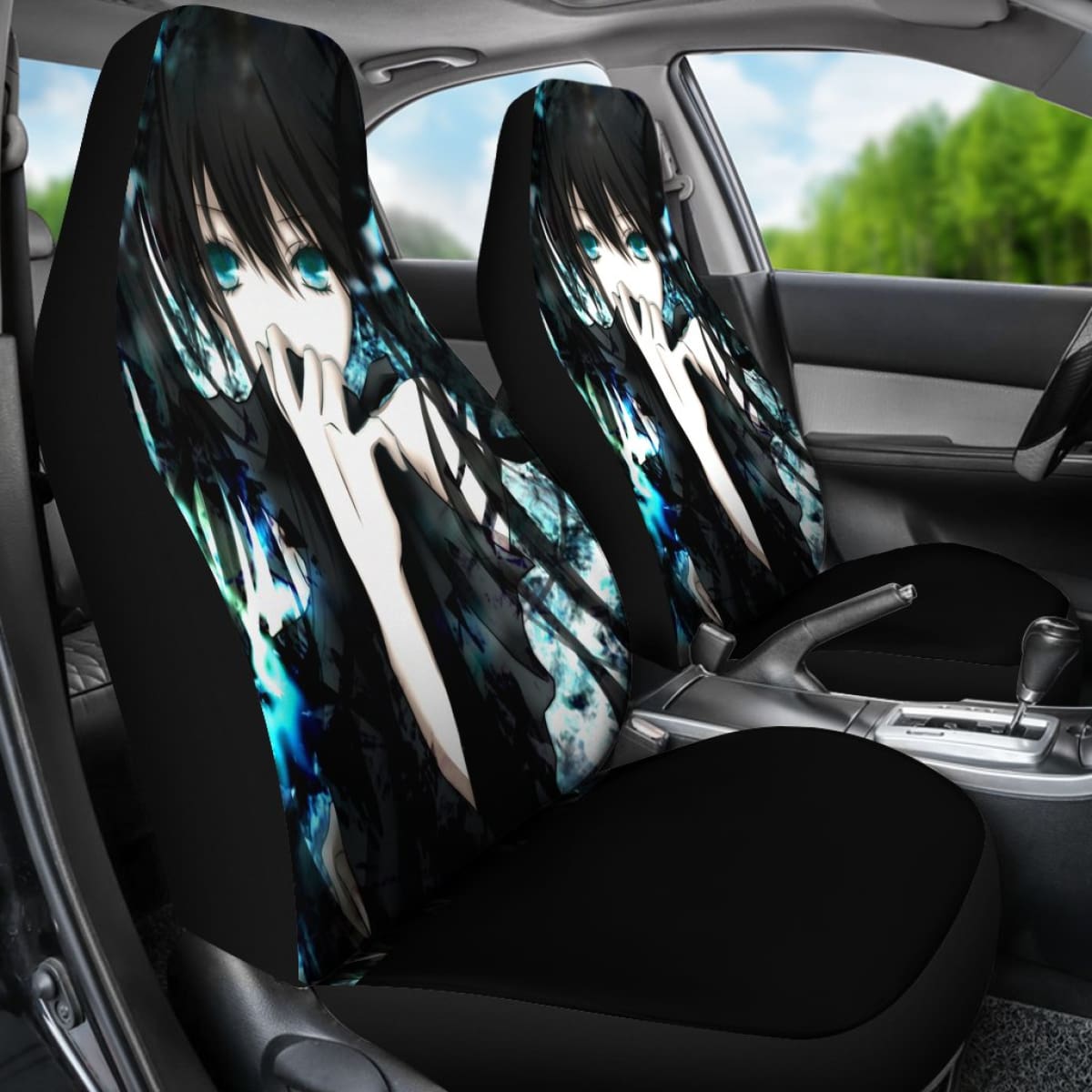Black Rock Shooter Seat Covers Amazing Best Gift Ideas 2020 Universal Fit 090505