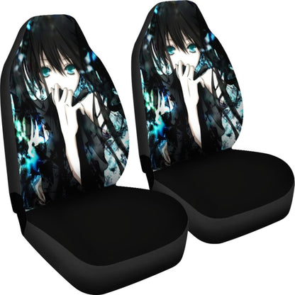 Black Rock Shooter Seat Covers Amazing Best Gift Ideas 2020 Universal Fit 090505