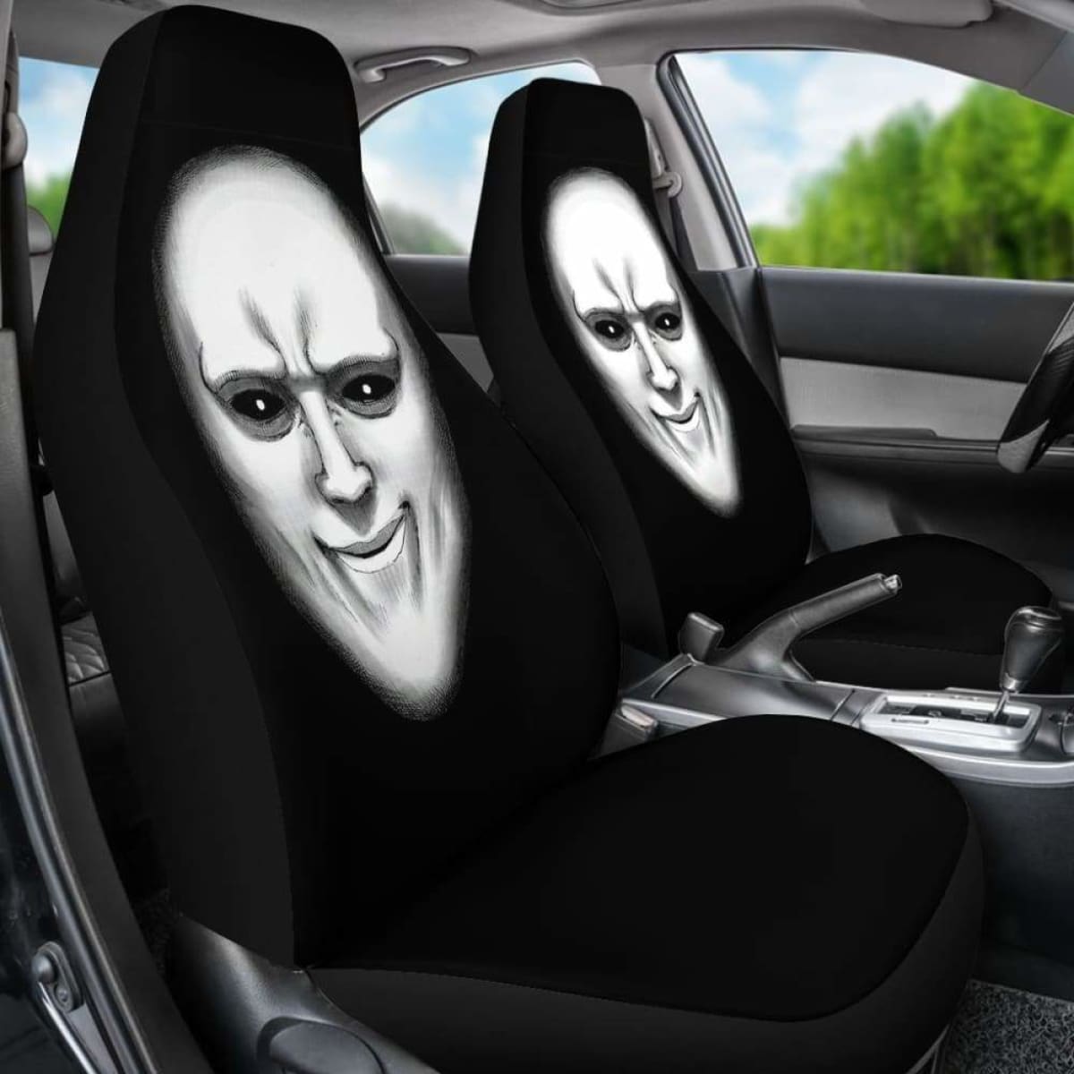 Black Sperm One Punch Man Seat Covers 101719 Universal Fit