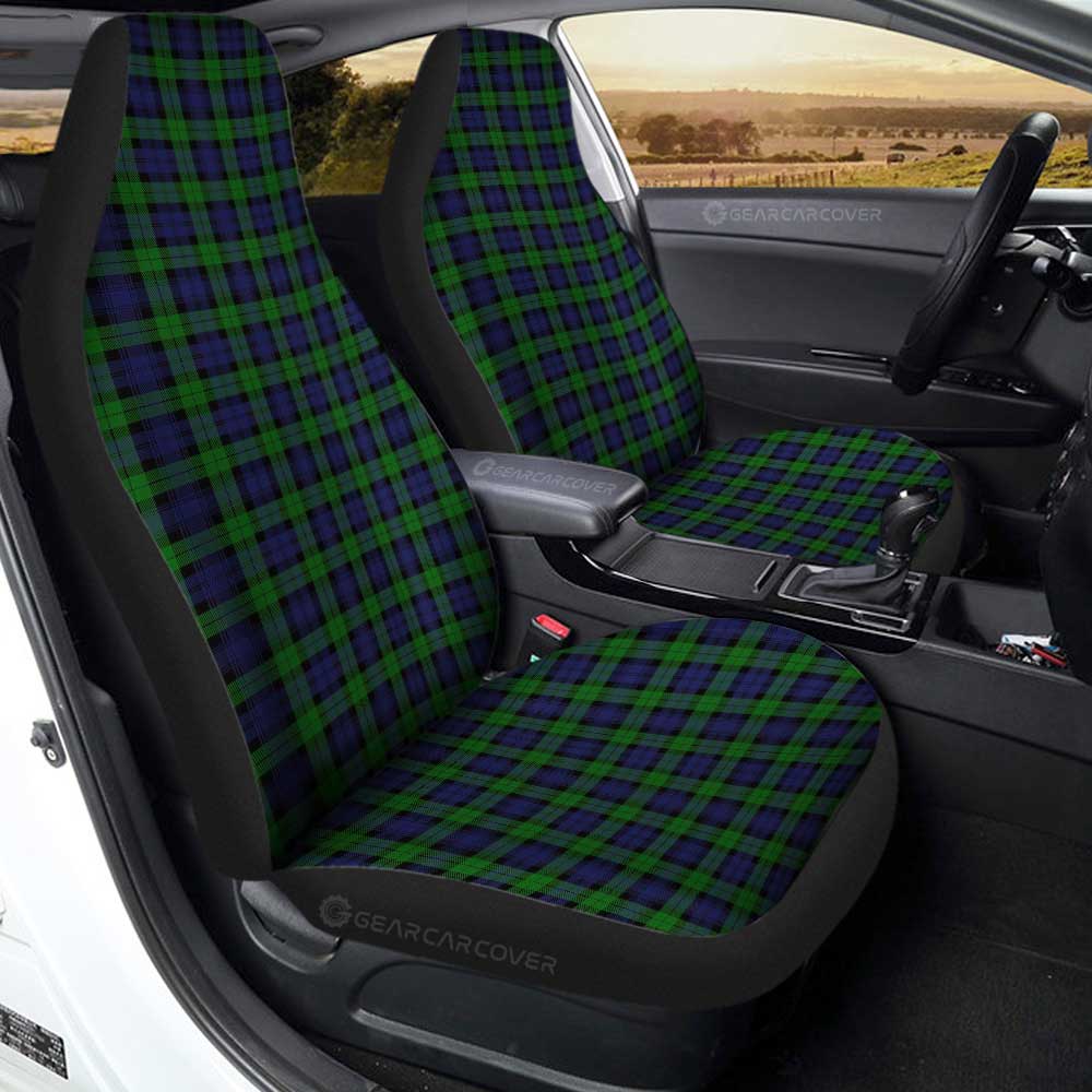 Black Watch Car Seat Covers Custom Tartan Car Accessories