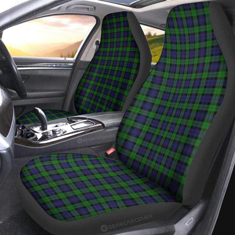 Black Watch Car Seat Covers Custom Tartan Car Accessories