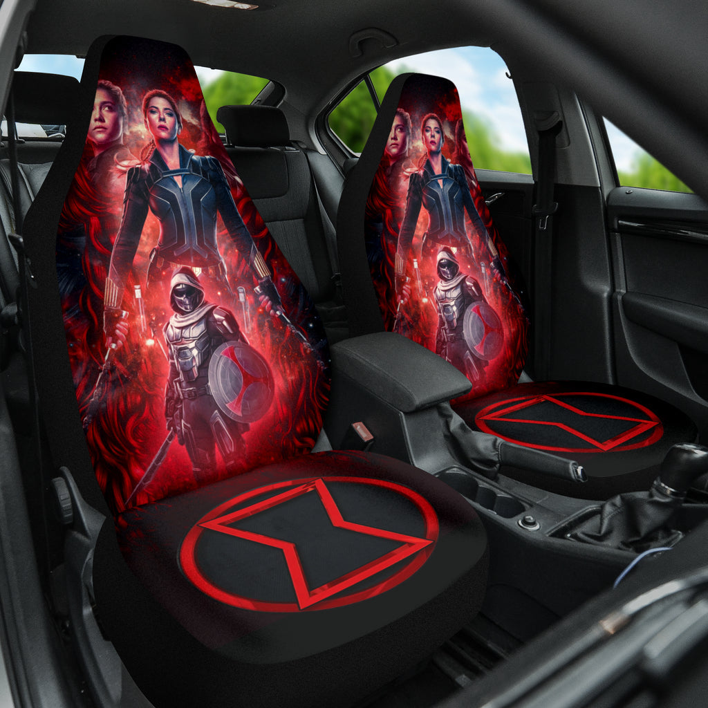 Black Widow Natasha Car Seat Covers Car Accessories Ci220526-01