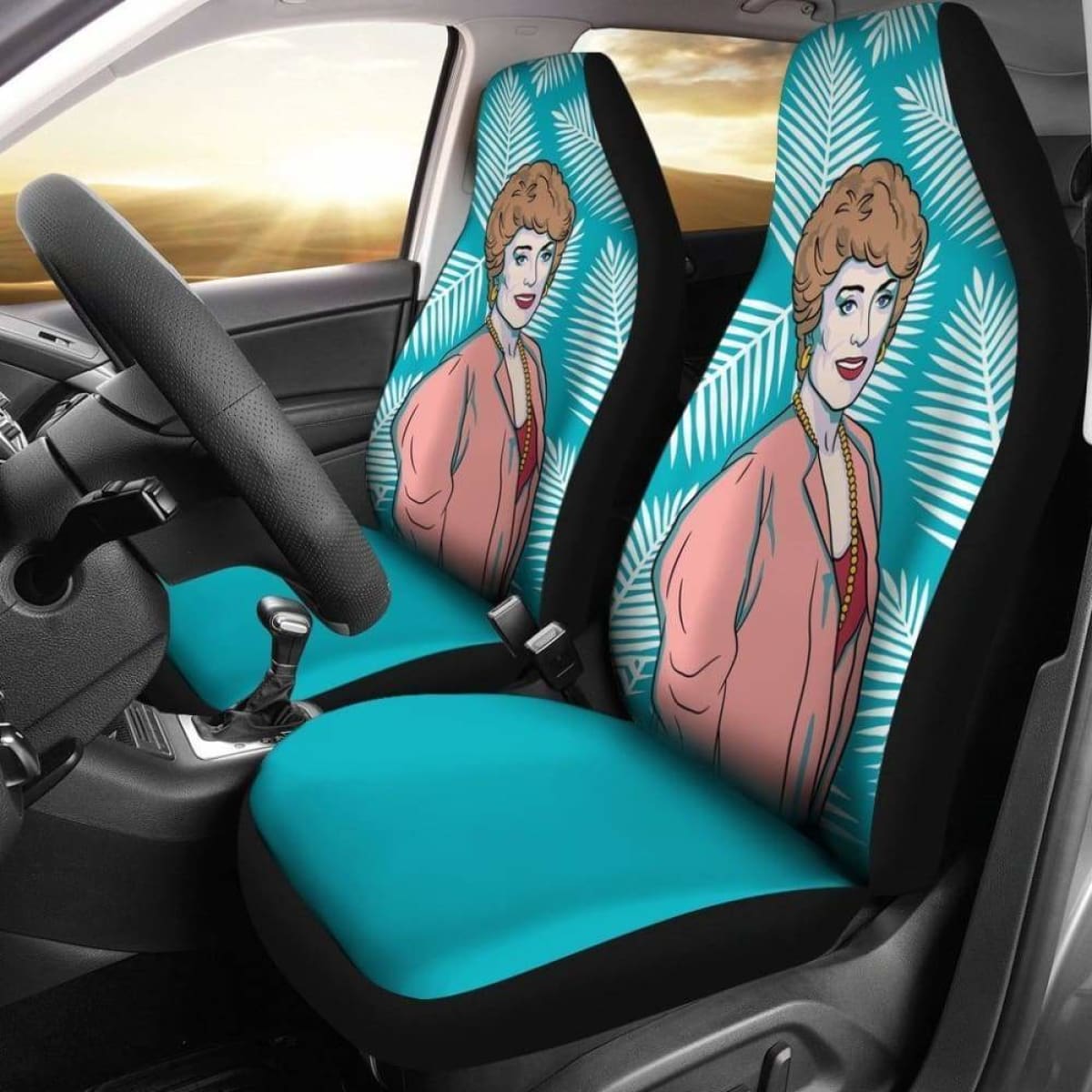 Blanche Devereaux Car Seat Covers The Golden Girls Tv Show Universal Fit 051012
