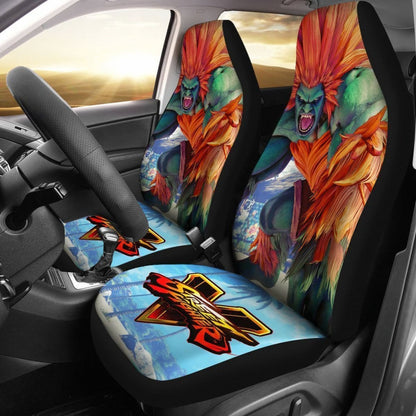 Blanka Street Fighter V Car Seat Covers For Gamer Mn05 Universal Fit 225721