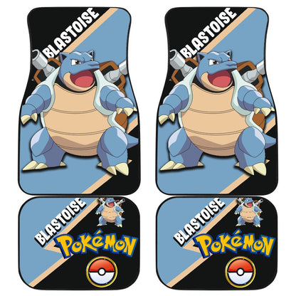 Blastoise Car Floor Mats Custom Anime Car Interior Accessories
