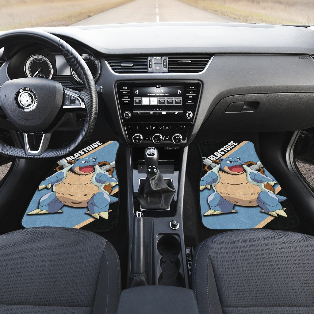 Blastoise Car Floor Mats Custom Anime Car Interior Accessories