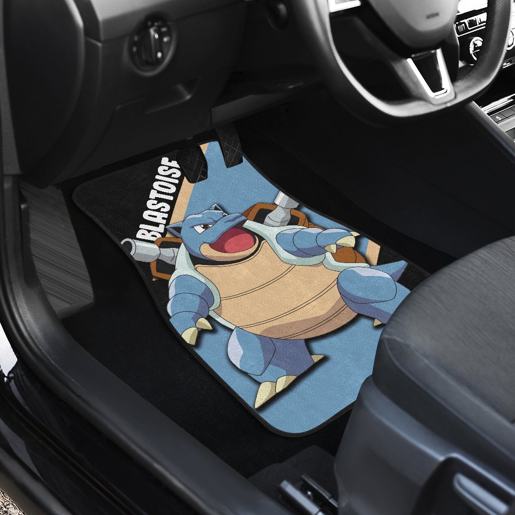 Blastoise Car Floor Mats Custom Anime Car Interior Accessories