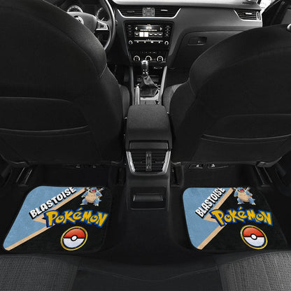 Blastoise Car Floor Mats Custom Anime Car Interior Accessories