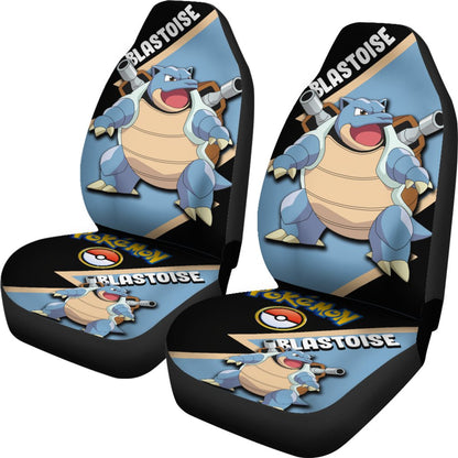 Blastoise Car Seat Covers Custom Anime Pokemon Car Accessories