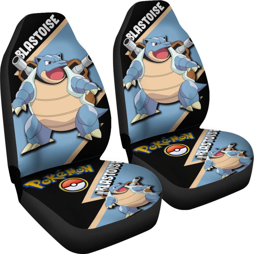 Blastoise Car Seat Covers Custom Anime Pokemon Car Accessories