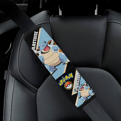 Blastoise car seat belt covers Anime Custom Car Accessories