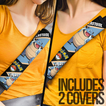 Blastoise car seat belt covers Anime Custom Car Accessories