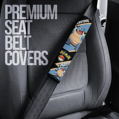 Blastoise car seat belt covers Anime Custom Car Accessories