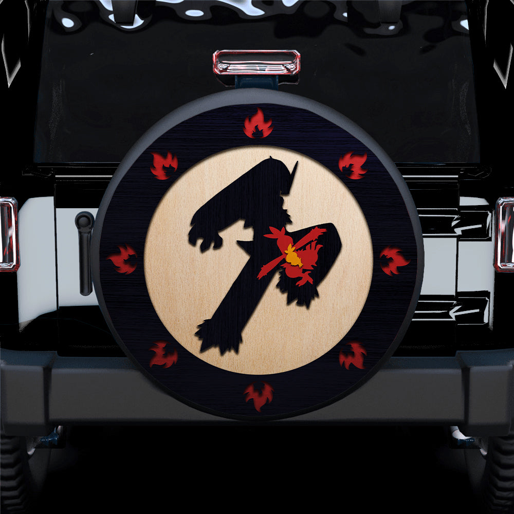 Blaziken Evolution Fire Jeep Car Spare Tire Cover