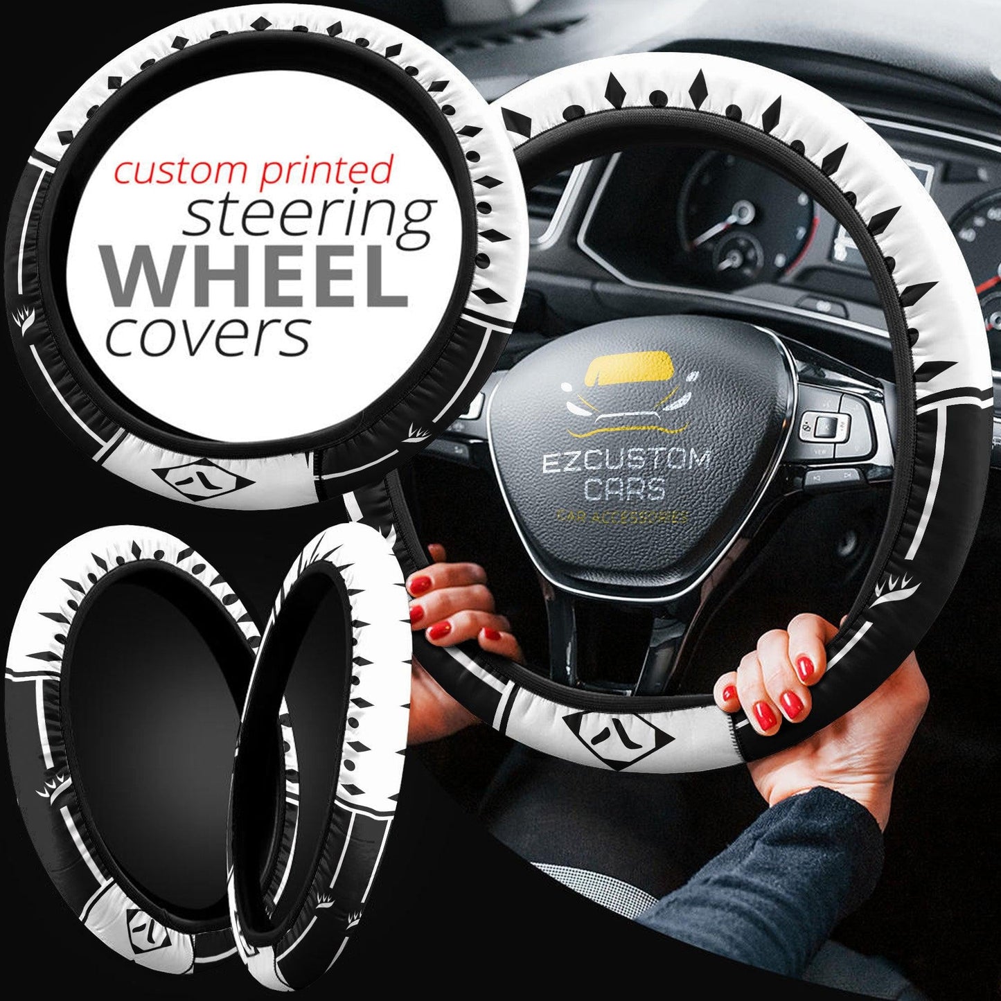 Bleach 8th Division Special Forces Steering Wheel Cover
