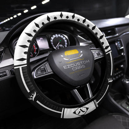 Bleach Eighth Division Symbols Anime Steering Wheel Cover Custom Anime Car Accessories
