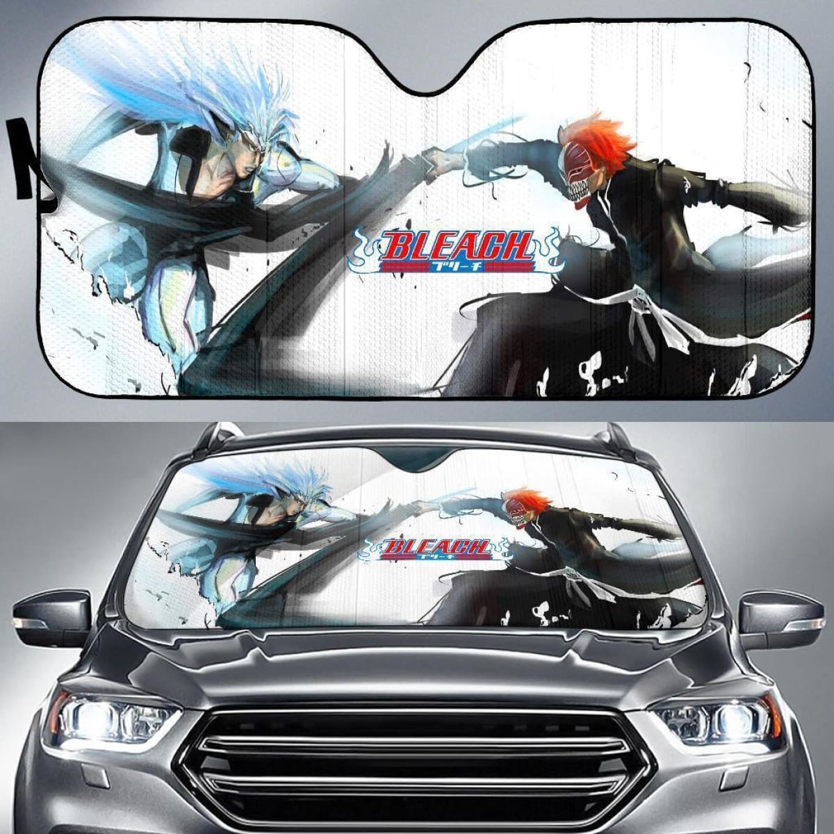 Bleach Fight Anime Auto Sun Shade Nh06 Universal Fit 111204