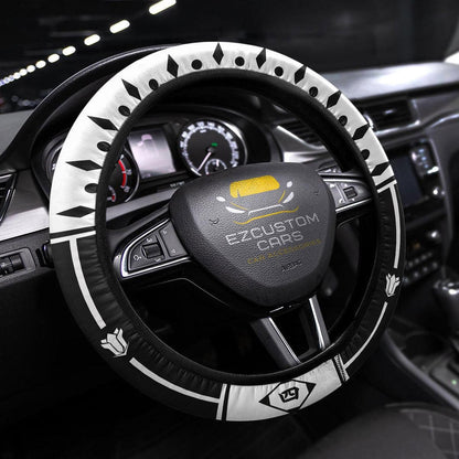 Bleach Fourth Division Symbols Anime Steering Wheel Cover Custom Anime Car Accessories