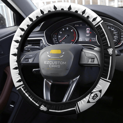 Bleach Fourth Division Symbols Anime Steering Wheel Cover Custom Anime Car Accessories