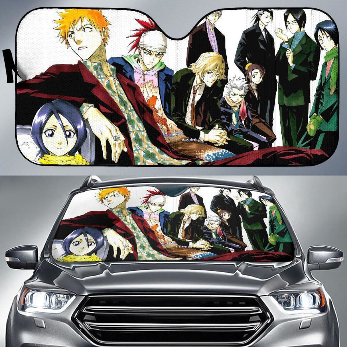 Bleach Friends Anime Auto Sun Shade Nh06 Universal Fit 111204