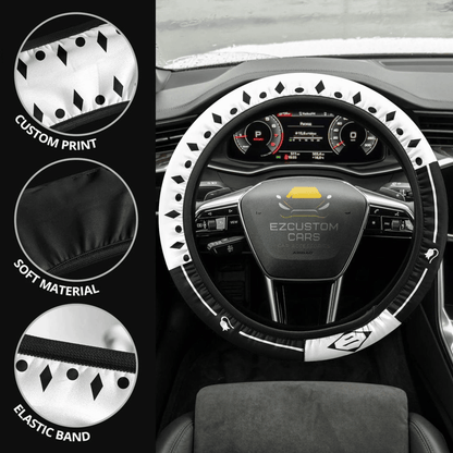 Bleach Second Division Symbols Anime Steering Wheel Cover Custom Anime Car Accessories