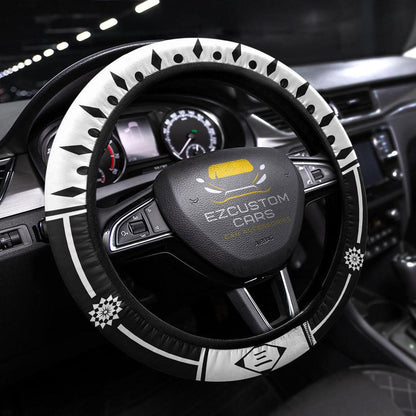Bleach Third Division Symbols Anime Steering Wheel Cover Custom Anime Car Accessories