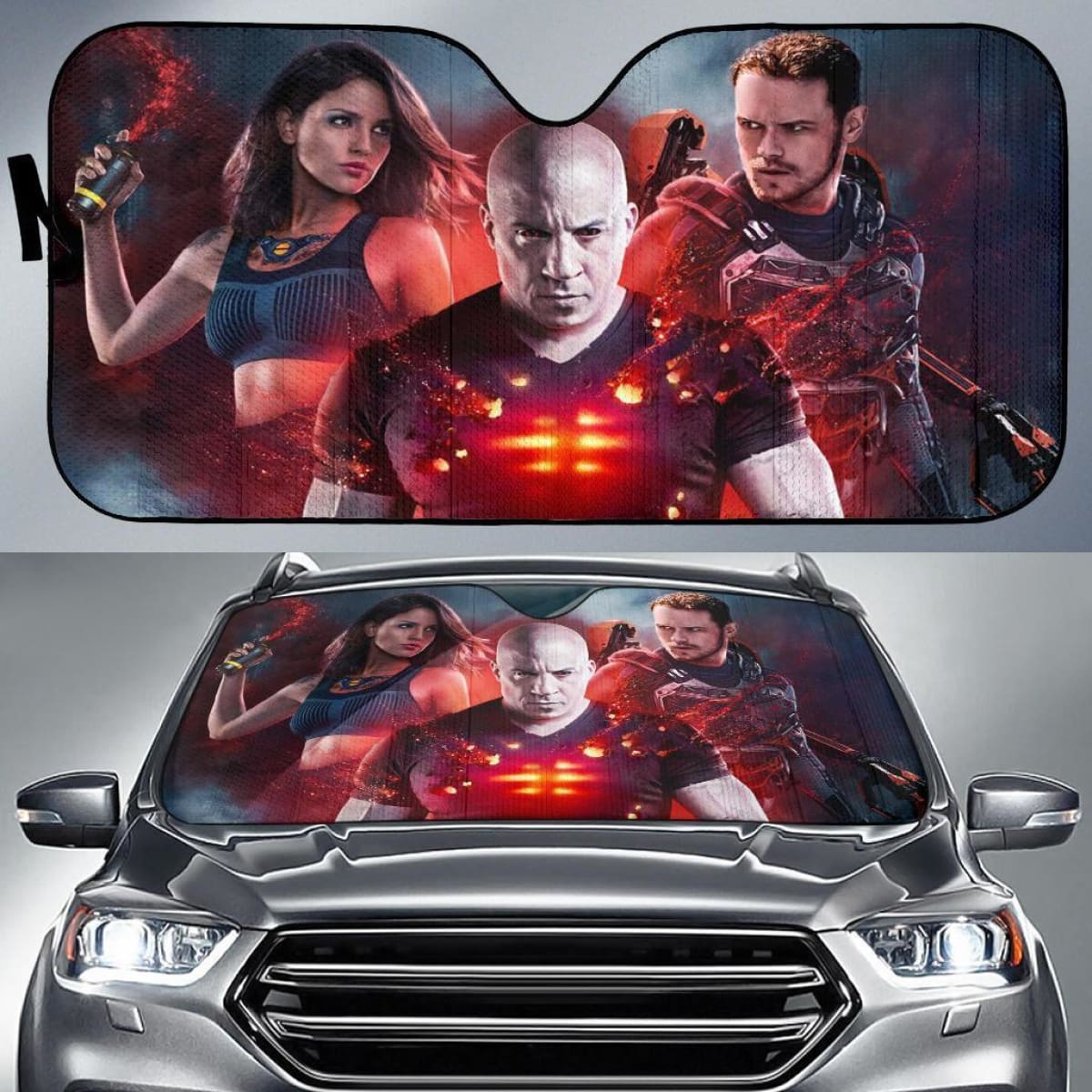 Bloodshot Movie 2020 Sunshade Universal Fit 225311
