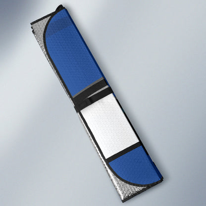 Blue Angry Eyes Car Auto Sun Shades
