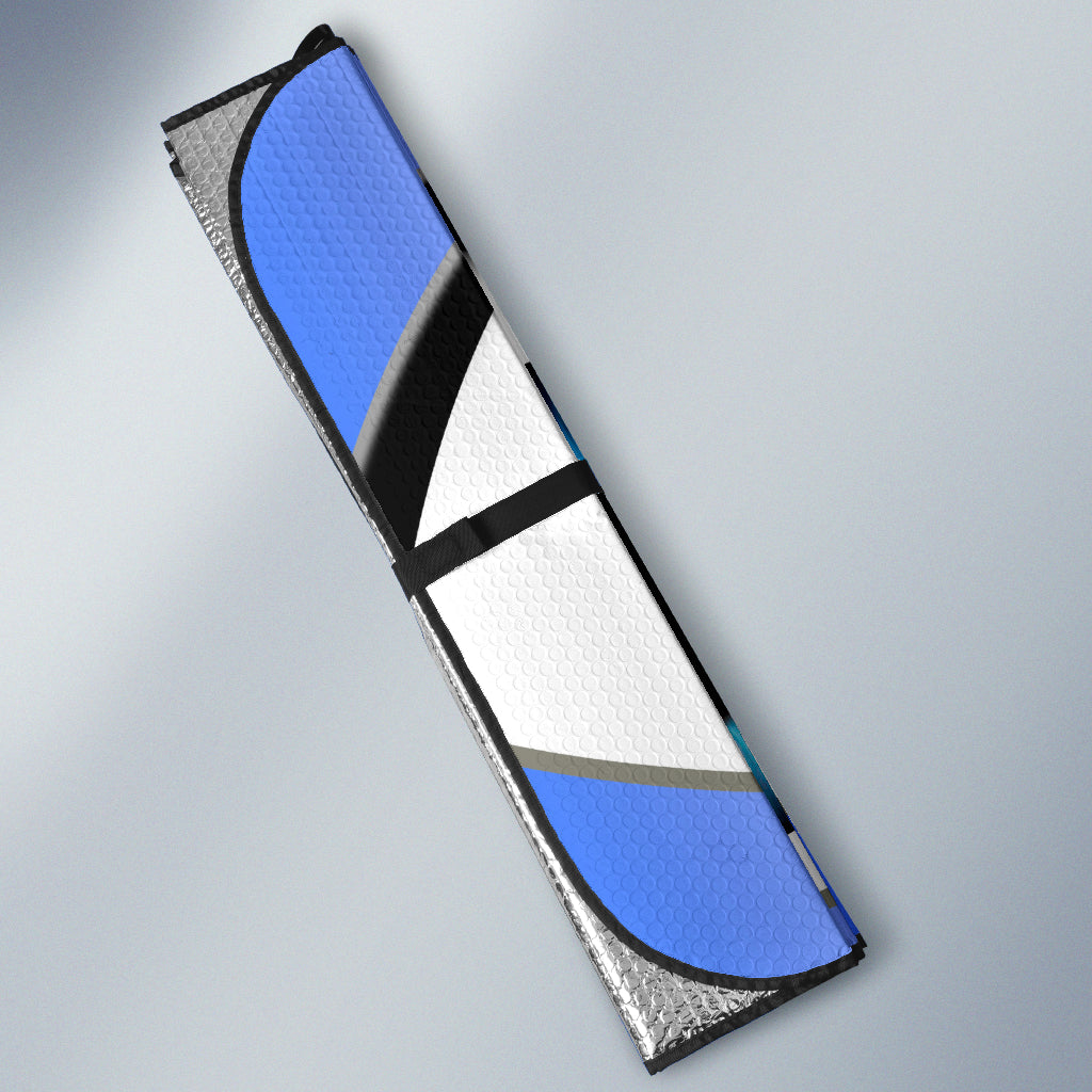 Blue Cartoon Eyes Car Auto Sunshades