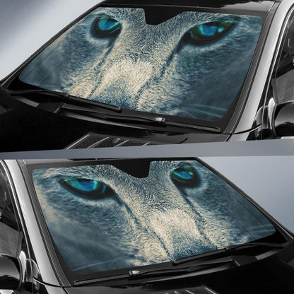 Blue Cat Eye Car Sun Shades Windshield Accessories Decor Gift