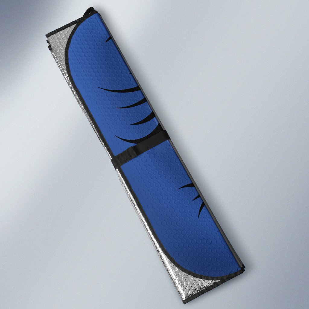 Blue Cute Car Eyes Sun Shade Custom Cool Car Accessories