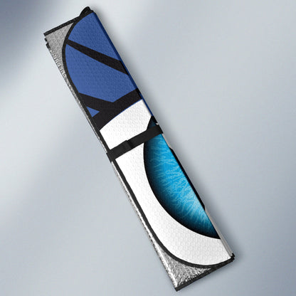 Blue Cute Eyes Cartoon Auto Sun Shades