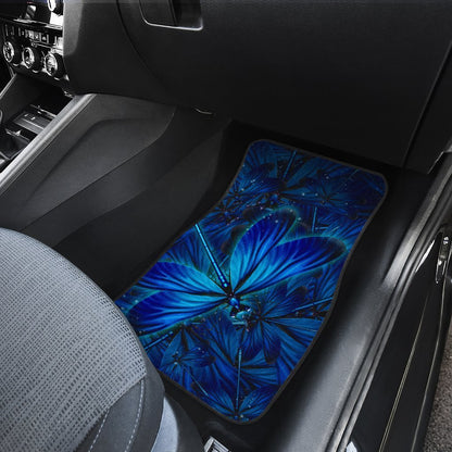 Blue Dragonfly Car Floor Mats Custom Dragonfly Car Accessories