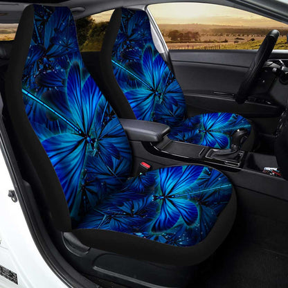 Blue Dragonfly Car Seat Covers Custom Cool Car Accessories
