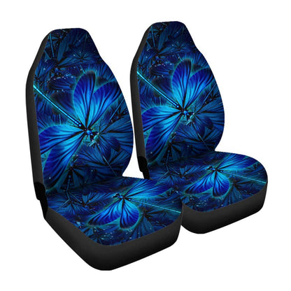 Blue Dragonfly Car Seat Covers Custom Cool Car Accessories