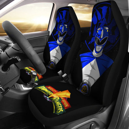 Blue New Mighty Morphin Power Rangers Car Seat Covers